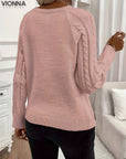 Abigail- Pull en maille torsadée Ladies