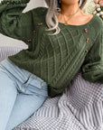 Pull en tricot avec boutons | Acrylique/Coton Confort et style Vêtements Accessoires > Vêtements