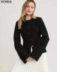 Cozygrace | Cardigan Chic Pull Noir / Xs Vestes et manteaux