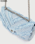 Calantha - Sac à chaîne indigo