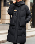 Casey - Manteau bouffant d'hiver Noir / Manteau bouffant Xs