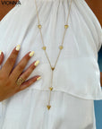 Collier long Love | Or