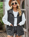 Gilet Denim pour femme | Coton Casual & Trendy Vêtements Accessoires > Vestes Vestons