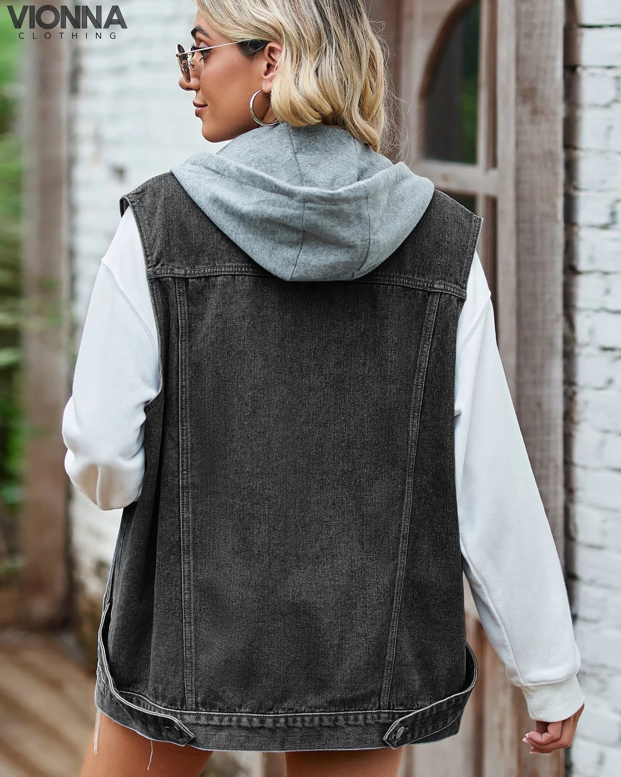 Gilet Denim pour femme | Coton Casual & Trendy Vêtements Accessoires > Vestes Vestons