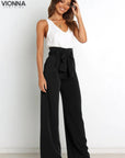 Dorothy - Pantalon léger en lin doux Noir / Xs Pantalon en lin