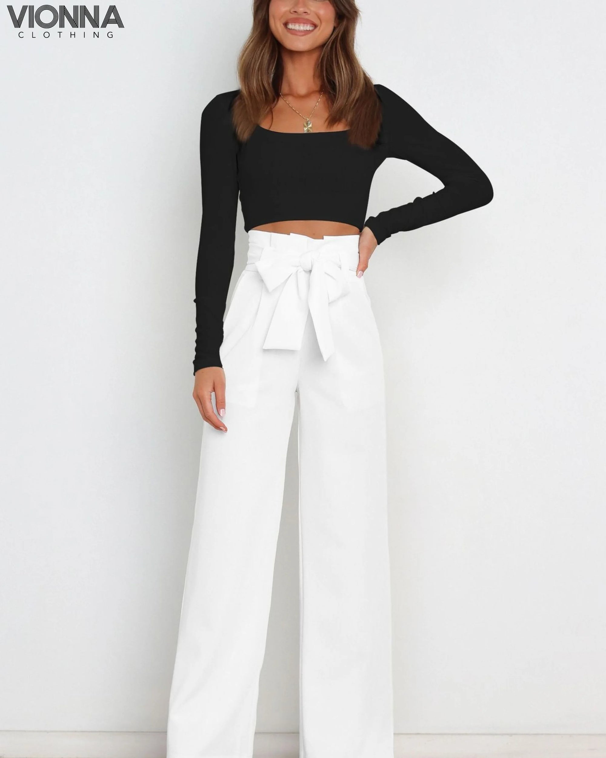 Dorothy - Pantalon léger en lin doux Blanc / Xs Pantalon en lin