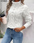 Elina Elegant Knitted Sweater White / S Jumpers & Sweaters