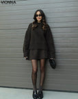 Elsie Knitted Set (Top + Skirt) Chandails et cardigans