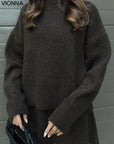 Elsie Knitted Set (Top + Skirt) Chandails et cardigans