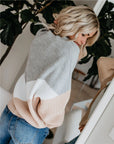 Emerson - Pull chaud et coloré hiver/automne Gris / S