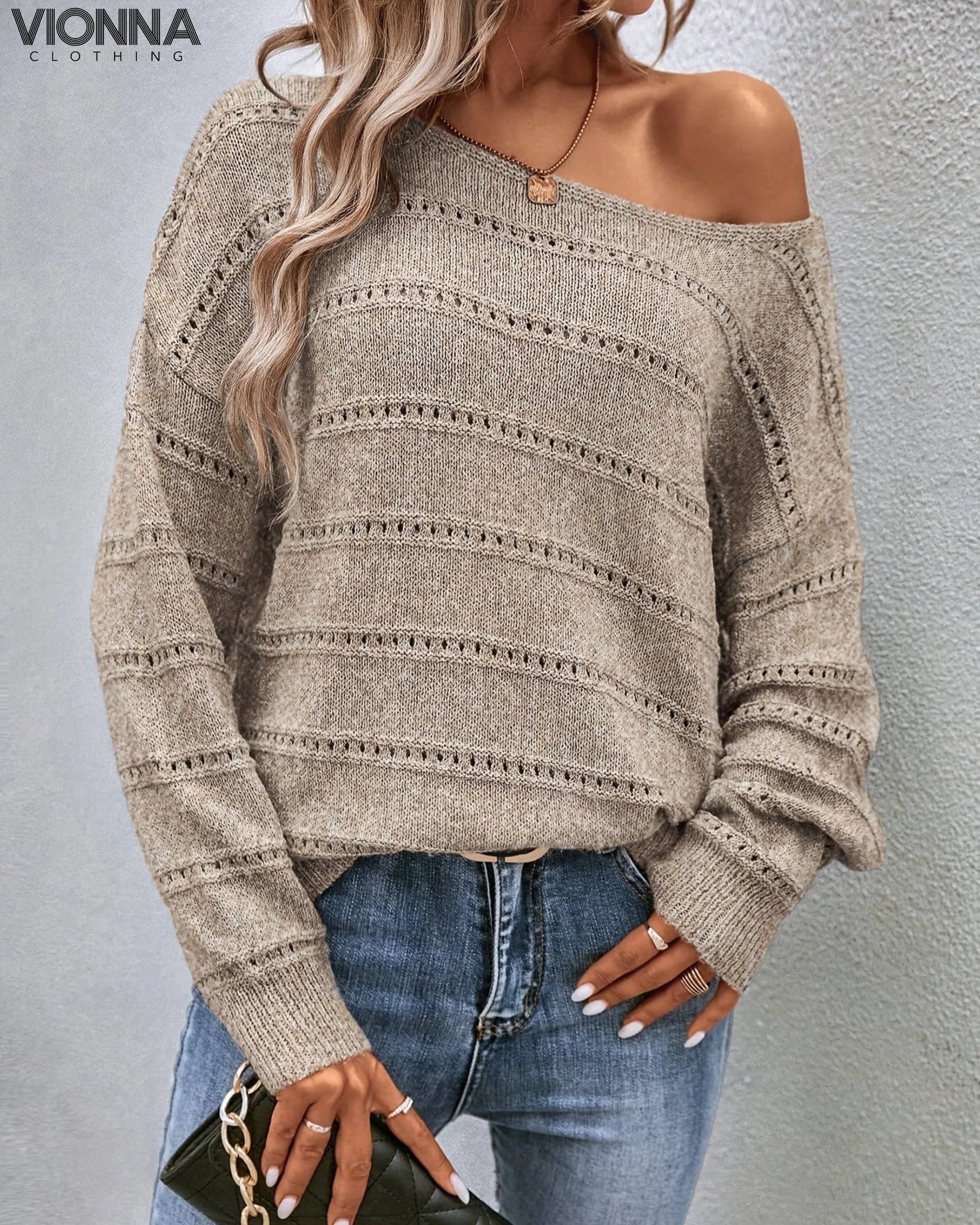 Emilia - Pull décontracté en maille pour dames