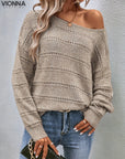 Emilia - Pull décontracté en maille pour dames