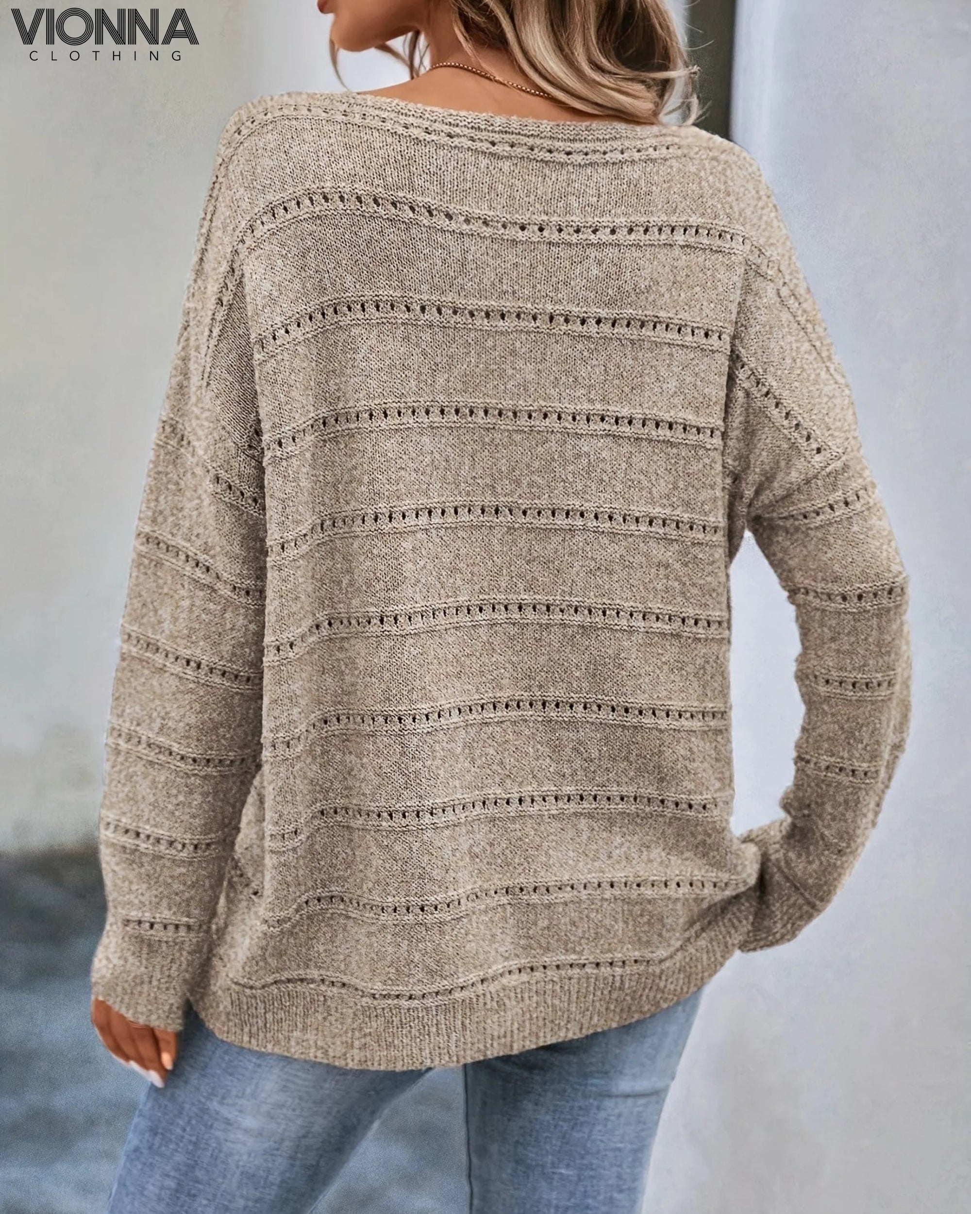 Emilia - Pull décontracté en maille pour dames