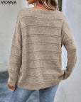 Emilia - Pull décontracté en maille pour dames