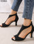 Sandales à talons orthopédiques - Emmy Black / 35 Sandals_W
