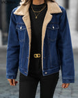 Veste en denim avec doublure en sherpa | coton/polyester Prêt pour l'hiver et à la mode Vêtements et accessoires > Vêtements
