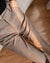 Freja - Pantalon de laine stylé pour femmes Kaki / Xs Pantalon