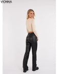 Gregoria - Pantalon en cuir élégant pantalon en cuir