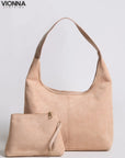 Jady | Sac à main en daim Beige