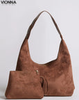 Jady | Sac à main en daim Caramel