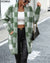 Jamila - Cardigan midi à carreaux Vert / S Cardigan