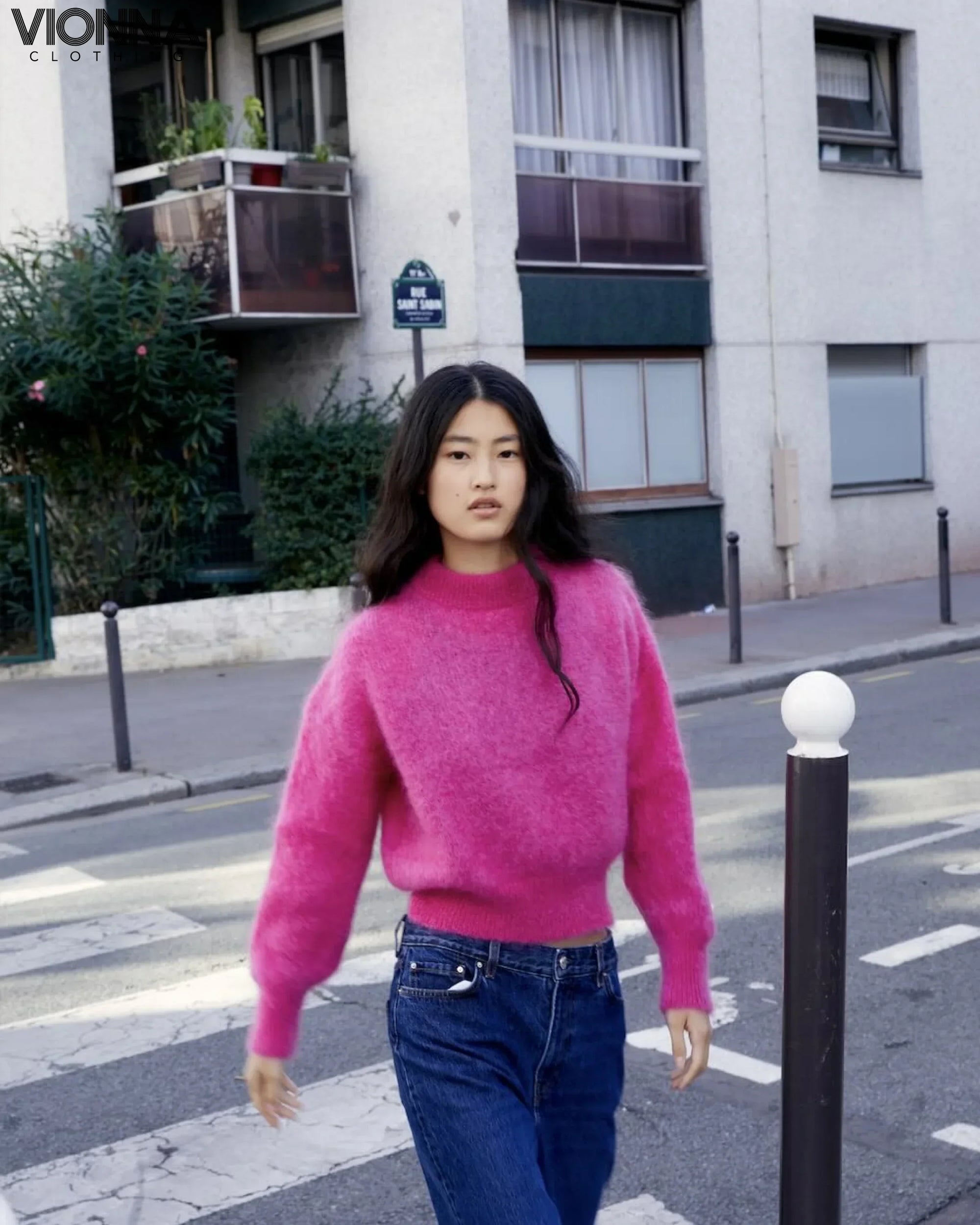 Jane | Pull en mohair de luxe