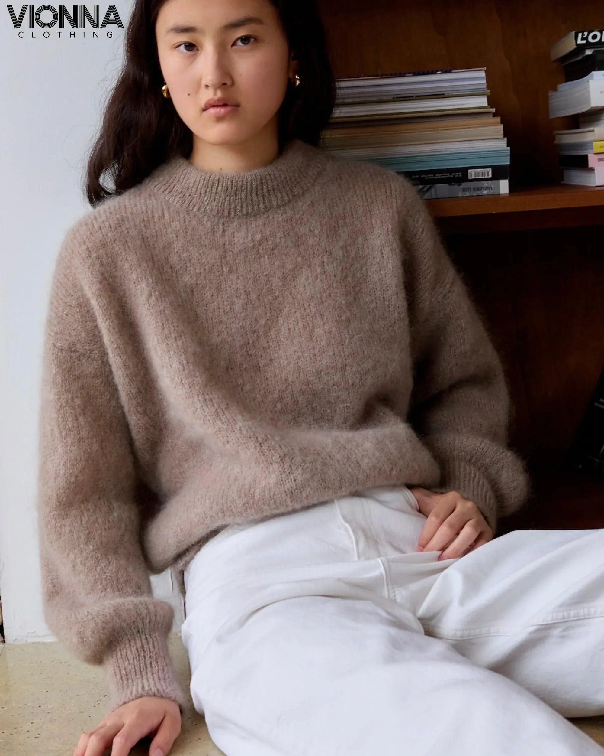 Jane | Pull en mohair de luxe