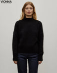 Jane | Pull en mohair de luxe Noir / S