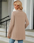 Jhea - Cardigan en maille unie Cardigan