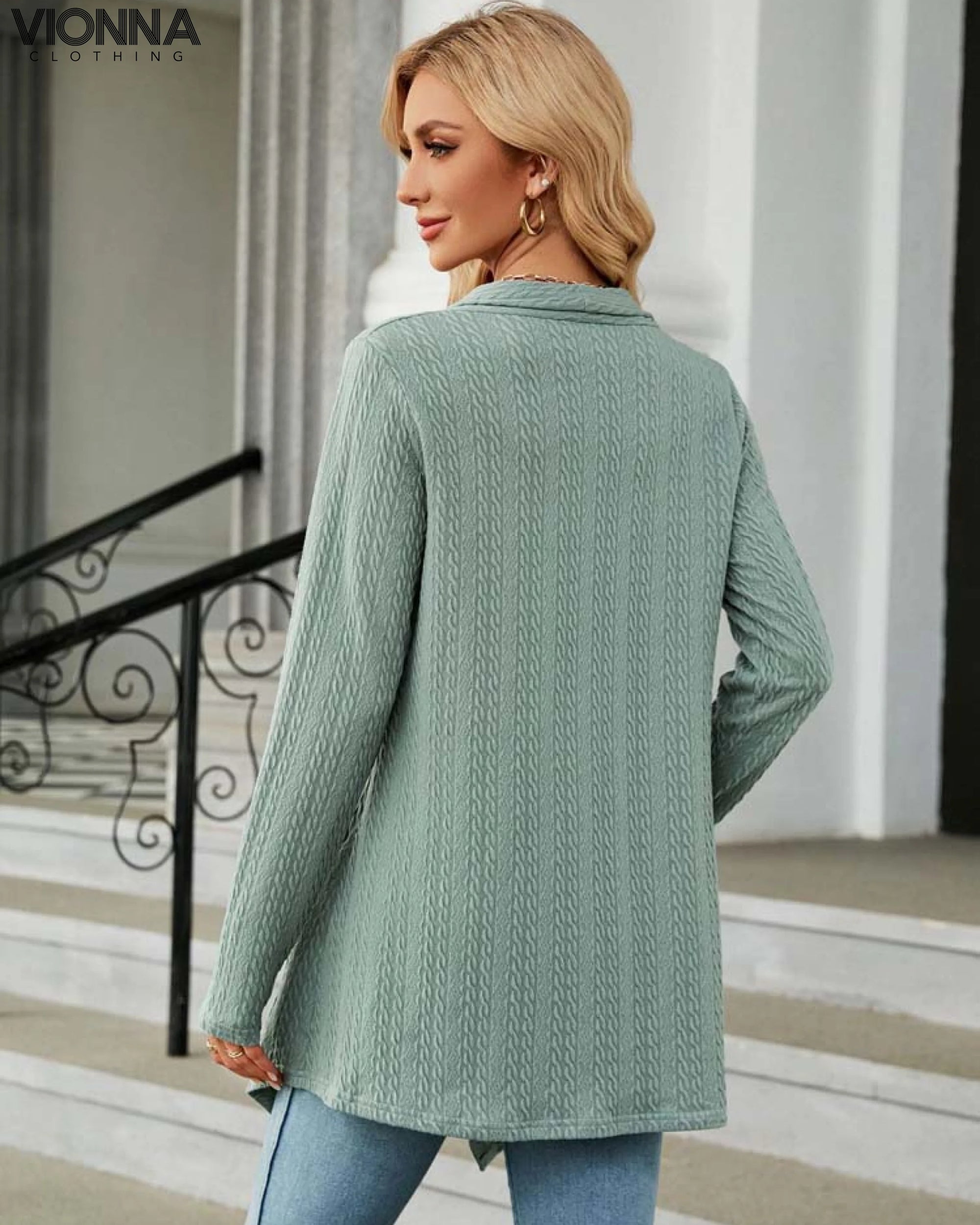 Jhea - Cardigan en maille unie Cardigan