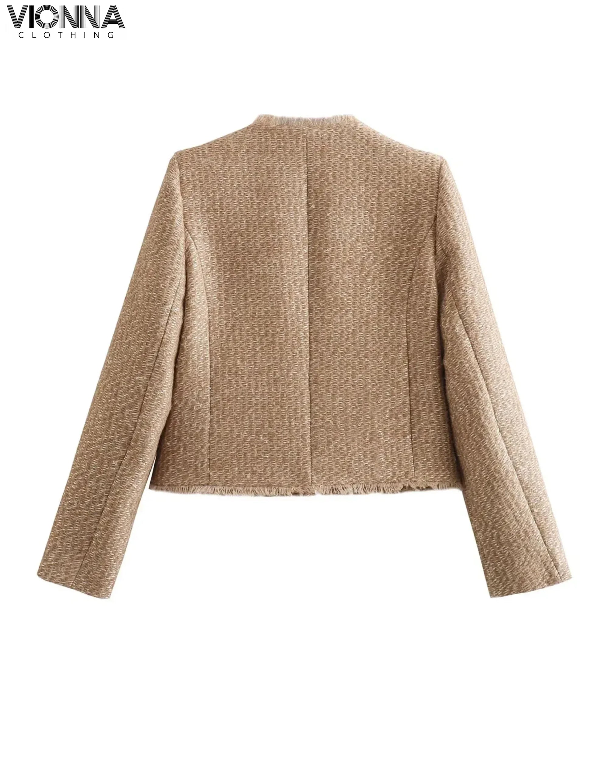 Judita - Veste Jas courte en tweed
