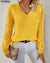 Kennedyne - Stylish Sweater For Ladies Yellow / S Ladies Sweaters