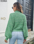 Krizia - Pull à col roulé tricoté tendance