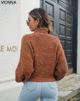 Krizia - Pull à col roulé tricoté tendance