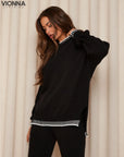 Charlotte - Pull en maille avec ensemble de salon