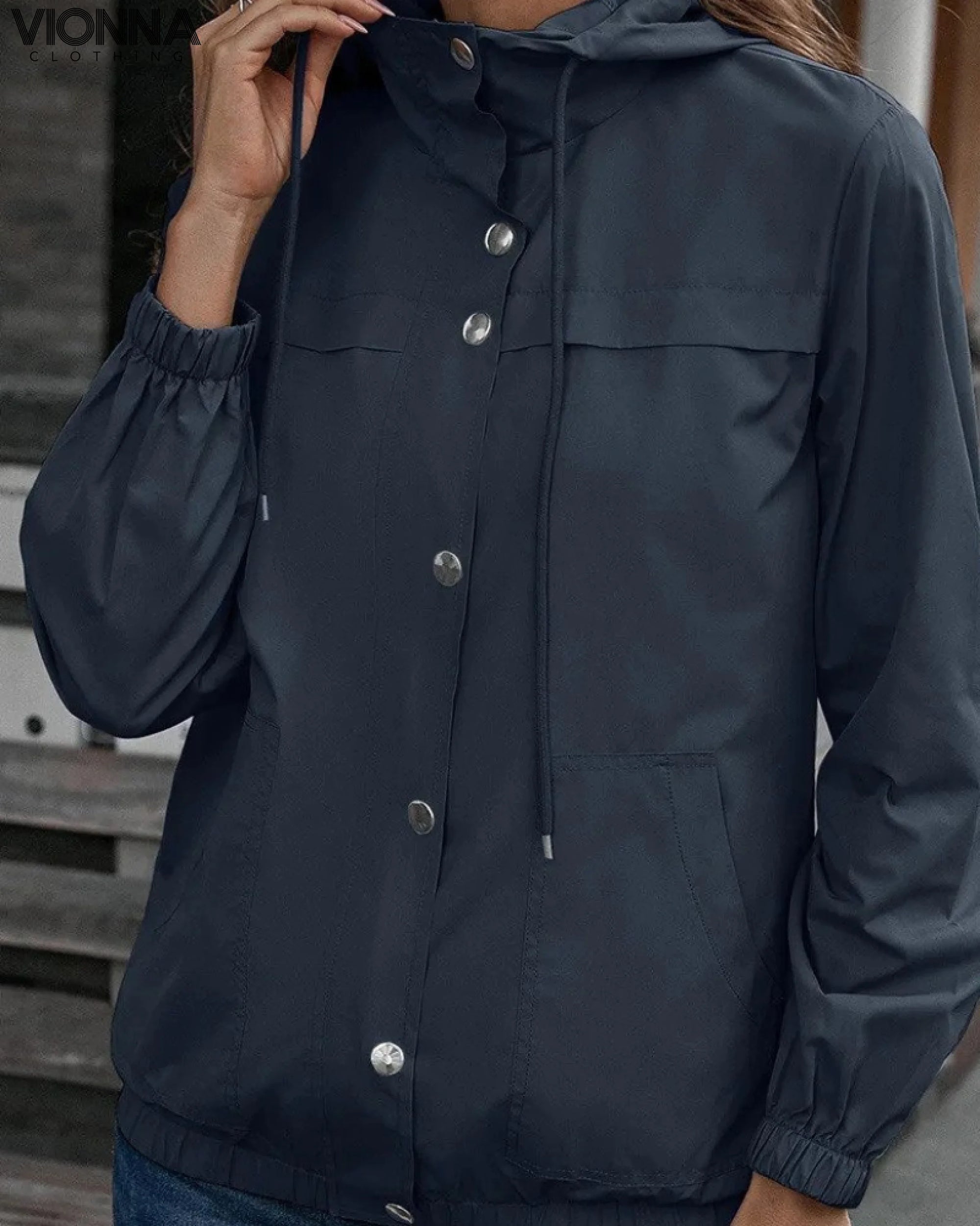 Macia - Veste coupe-vent à capuche Veste coupe-vent
