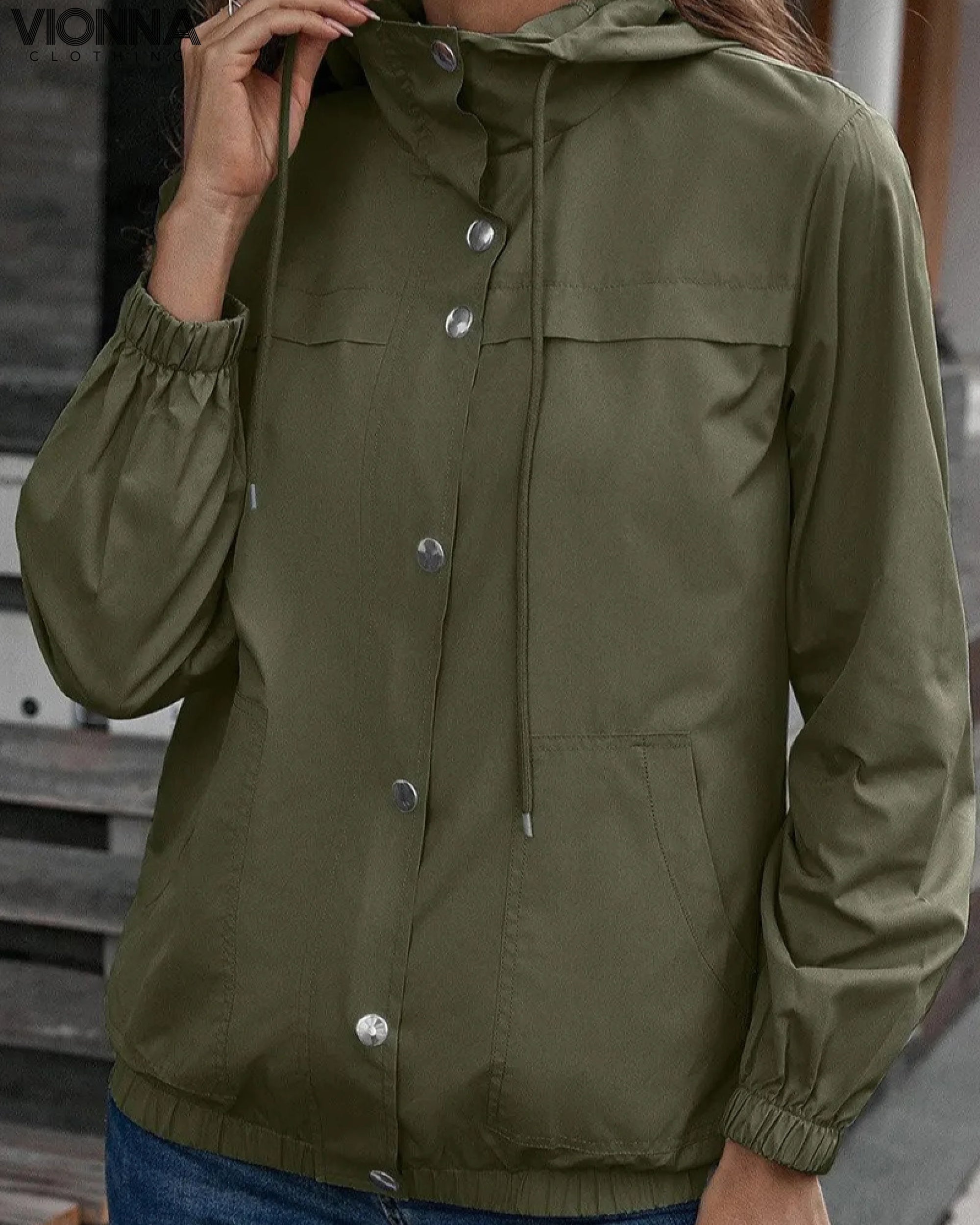 Macia - Veste coupe-vent à capuche Veste coupe-vent