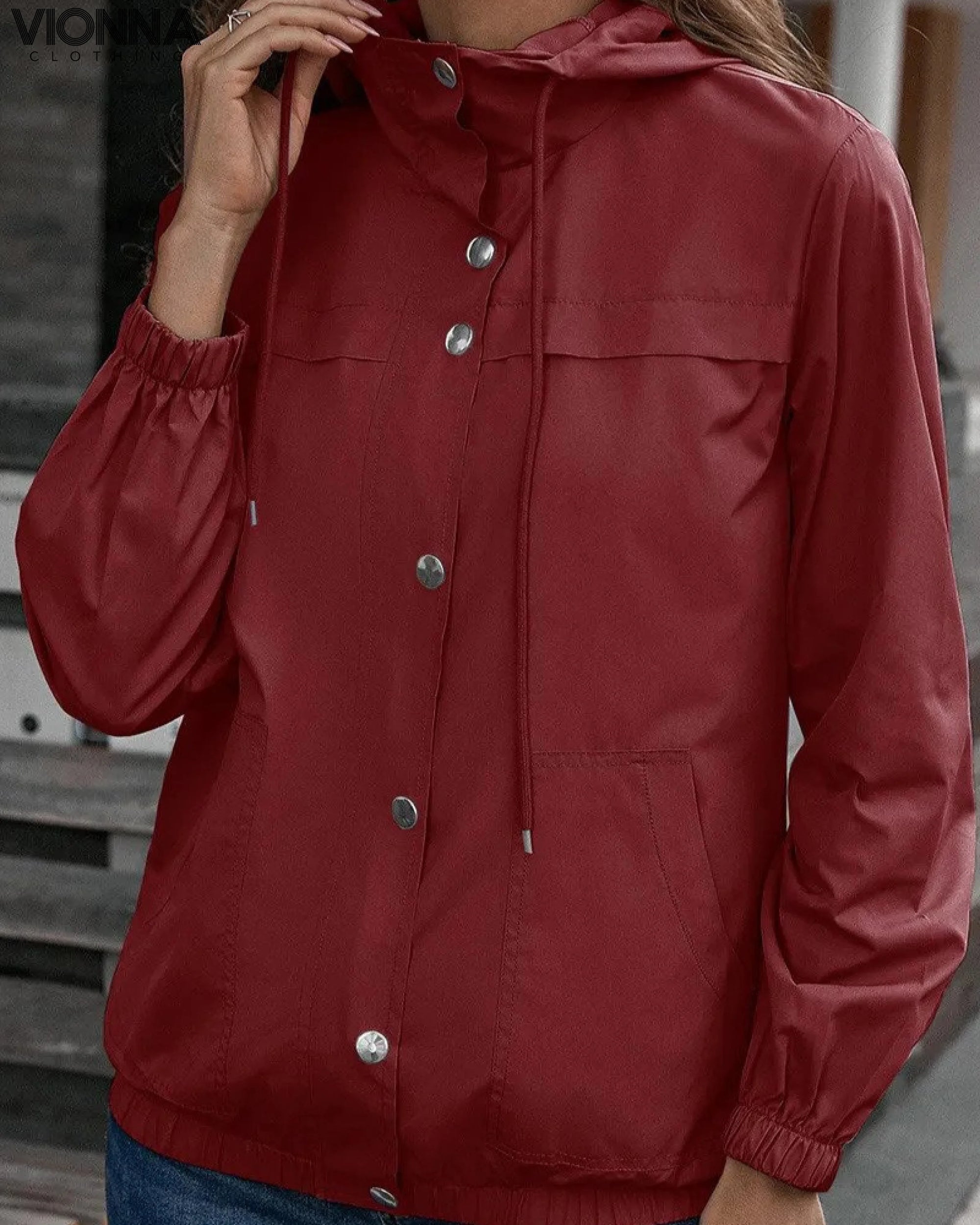 Macia - Veste coupe-vent à capuche Veste coupe-vent