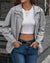 Macia - Veste coupe-vent à capuche Gris clair / Xs Veste coupe-vent