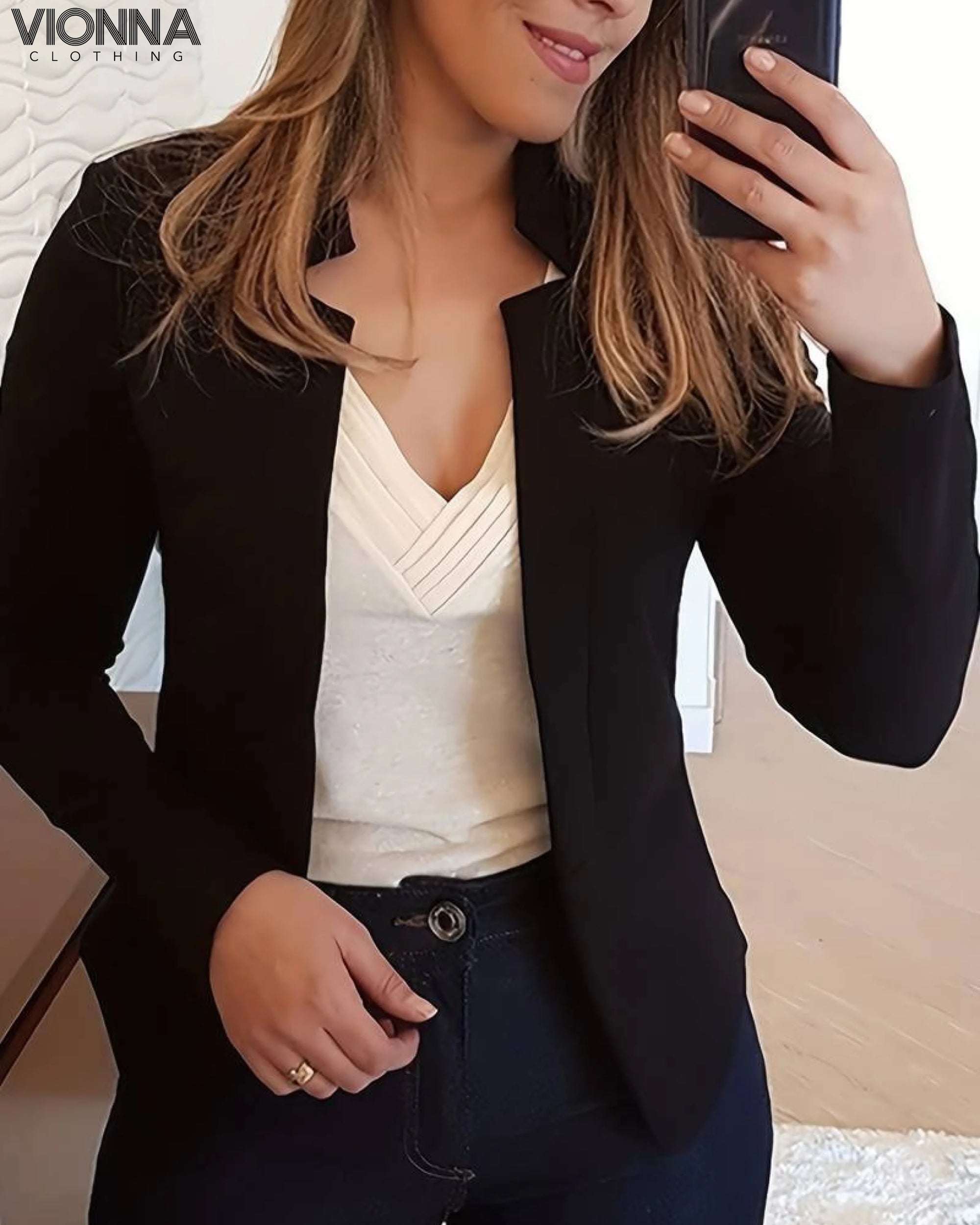 Manilyn - Veste de blazer pour dames Noir / Xs Blazer