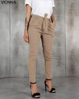 Marnie Trousers | Ladies Slimfit Khaki / Xs Trousers