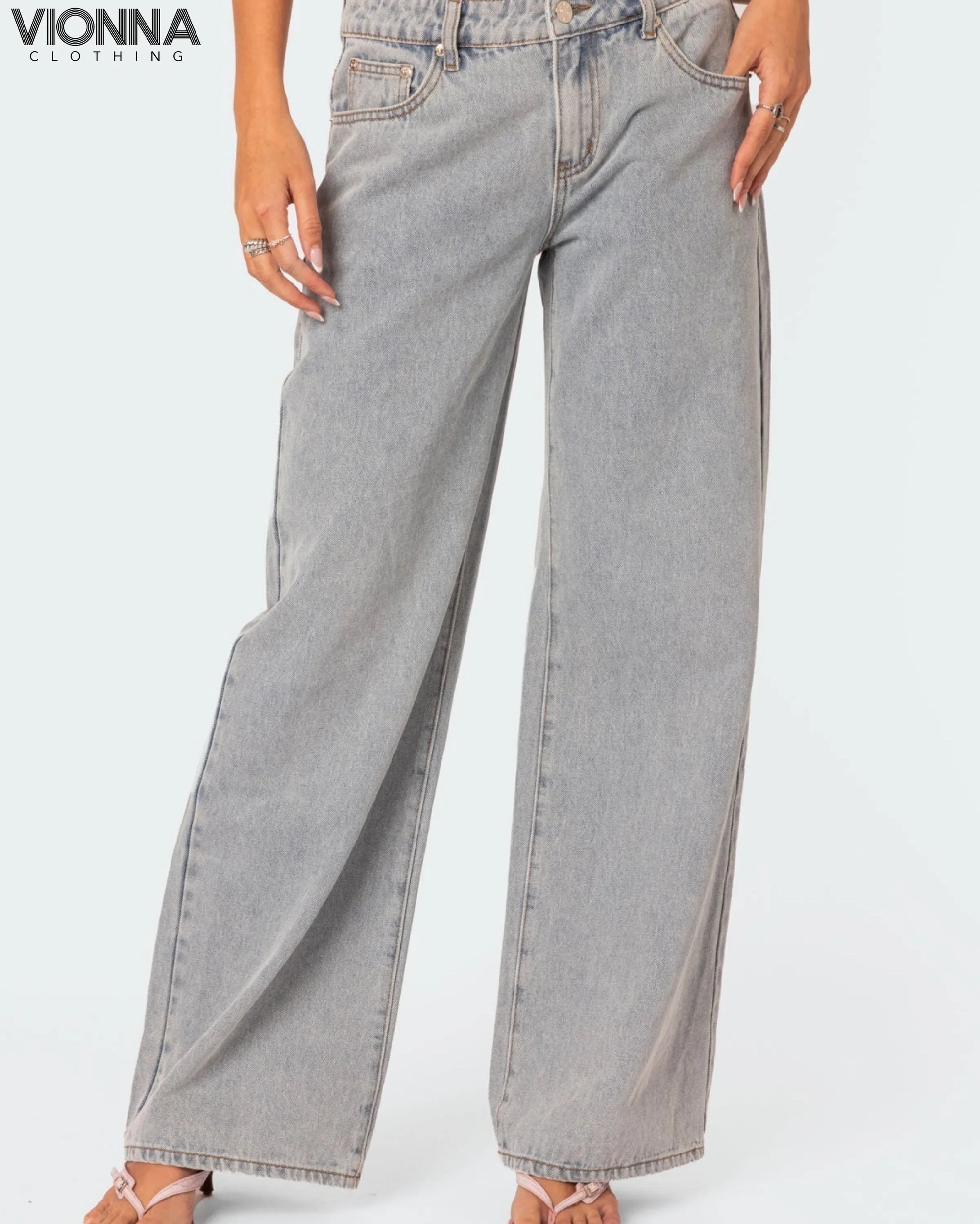Jeans larges | Denim Moderne et confortable Vêtements Accessoires > Vêtements Pantalons Jeans