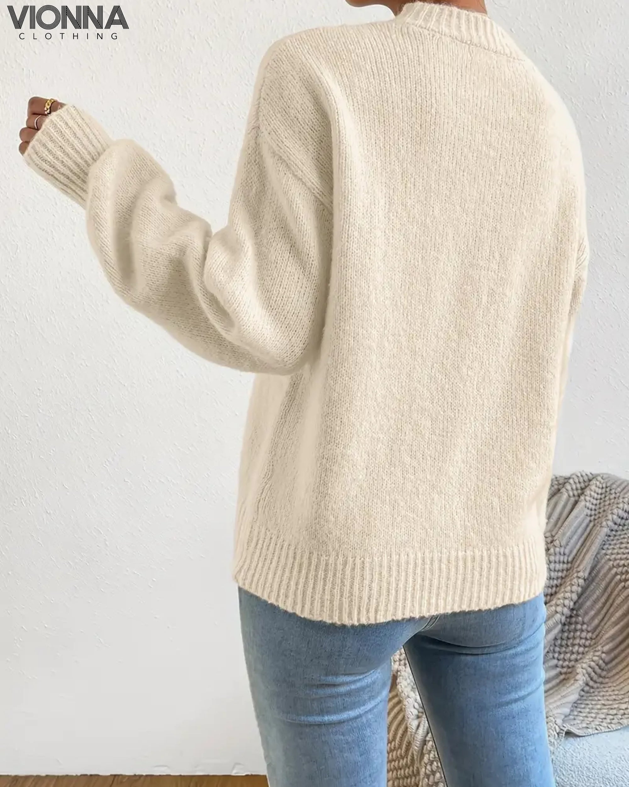 Maya - Pull en maille décontracté pour dames
