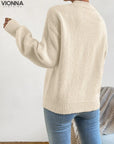 Maya - Pull en maille décontracté pour dames