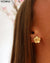 Boucles d'oreilles bouton trèfle | or