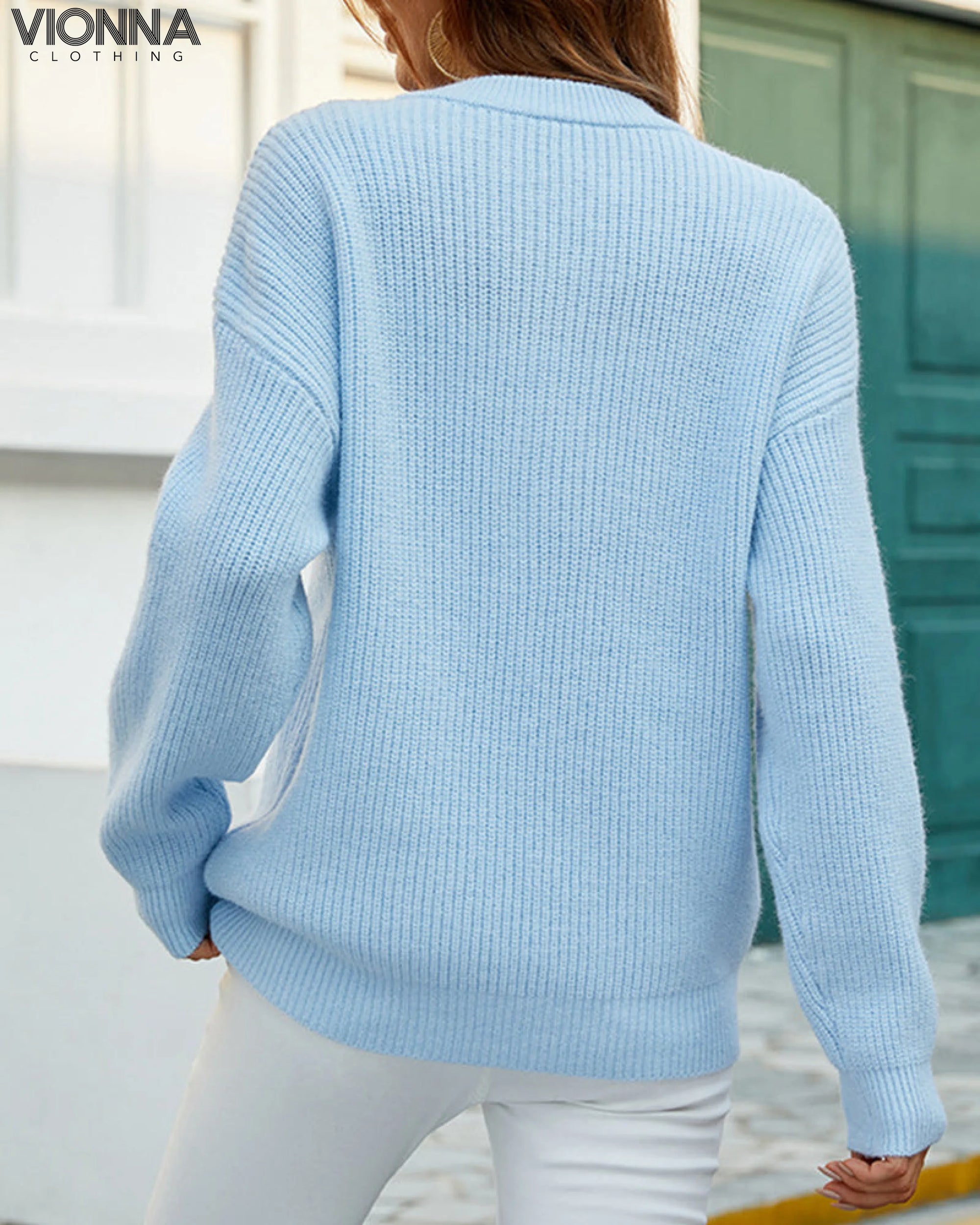 Oliveria - Pull en maille côtelée pull-over