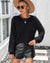 Razelle - Pull peluche tendance Noir / S Pull
