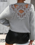 Razelle - Pull en peluche tendance