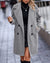Sally - Manteau de laine tendance Gris / Xs Manteau