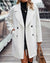 Sally - Manteau de laine tendance Wit / Xs Coat